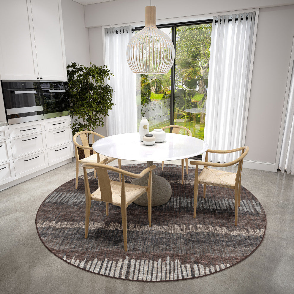 Dalyn Winslow WL4 Coffee 8'x8' Round Rug