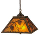 16Sq Whispering Pines Pendant