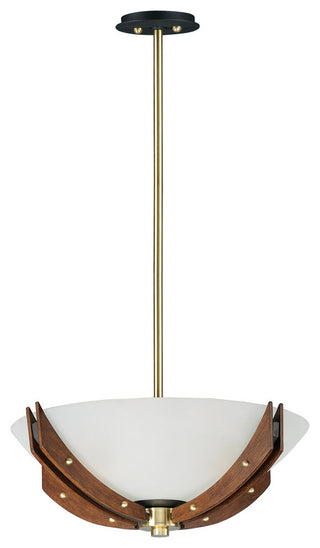 Maxim Lighting Merge 4-Light Semi Flush Mount/Pendant, Bronze/Pecan