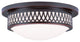 Livex 7353-67 3-Light Olde Bronze Ceiling Mount, Olde Bronze