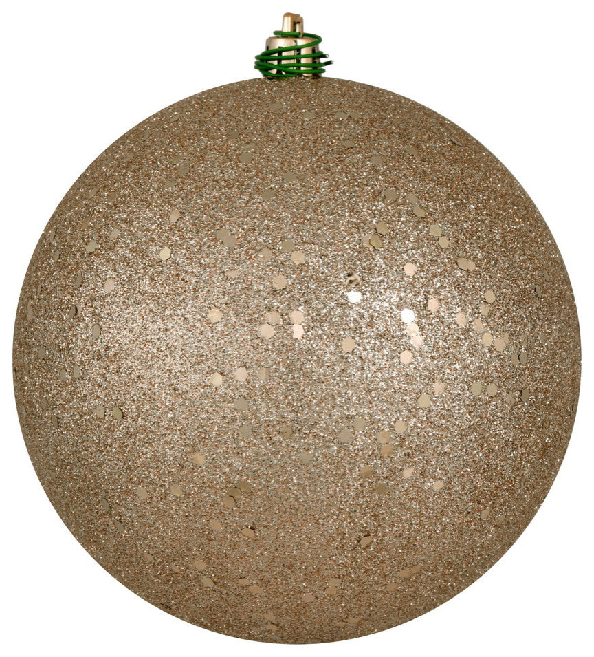 Vickerman N592043Dq 8" Oat Sequin Ball Ornament
