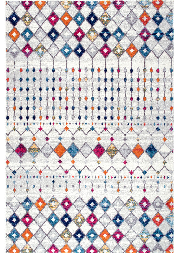 Nuloom Moroccan Blythe Contemporary Area Rug, Multicolor 4'x6'