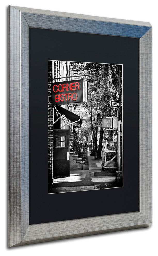 Philippe Hugonnard 'NYC Bistro' Matted Framed Art, 16x20