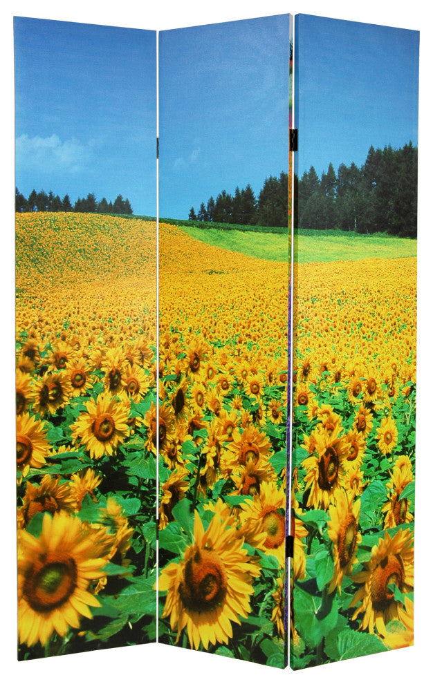 6' Tall Summer Fields Double Sided Room Divider