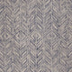 3'X5' Blue Hand Tufted Herringbone Indoor Area Rug