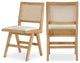 Abby Chair, Cream, Natural Finish, Side Chair