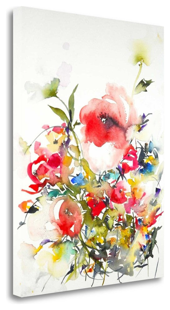 "Summer Garden One" By Karin Johannesson, Giclee Print on Gallery Wrap Canvas