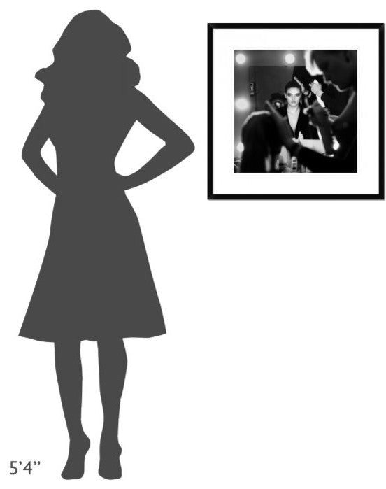 "Back Stage" Framed Digital Print by Didier Guibert, 26"x26"