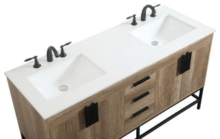 Home Living 22" Modern Natural Oak-Light Bathroom Vanity