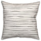 Wavy Gray Lines 18x18 Spun Poly Pillow