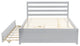 Gewnee Full Size Wood Platform Bed Frame
