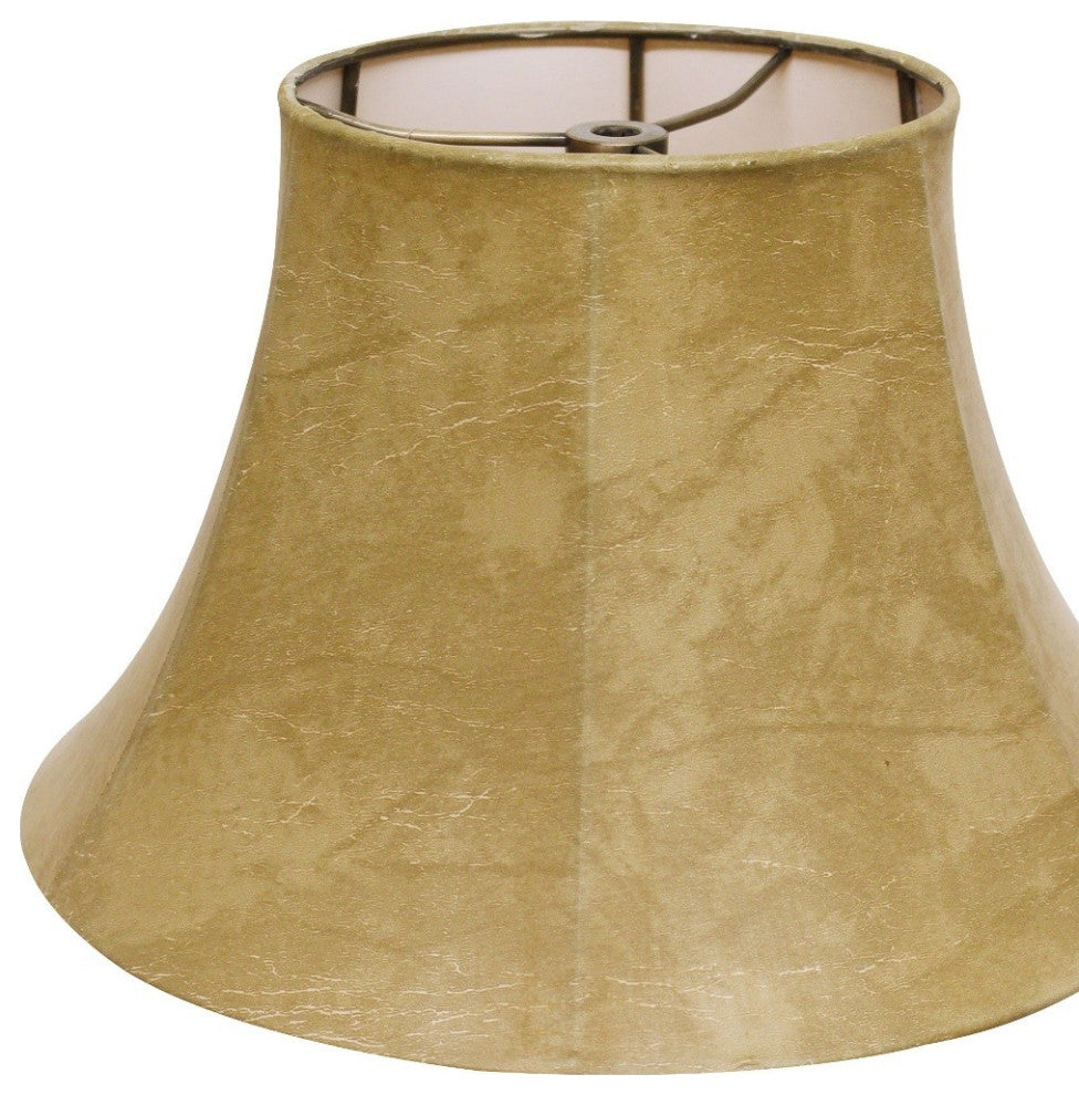 18" Faux Snakeskin Slanted Softback Parchment Lampshade