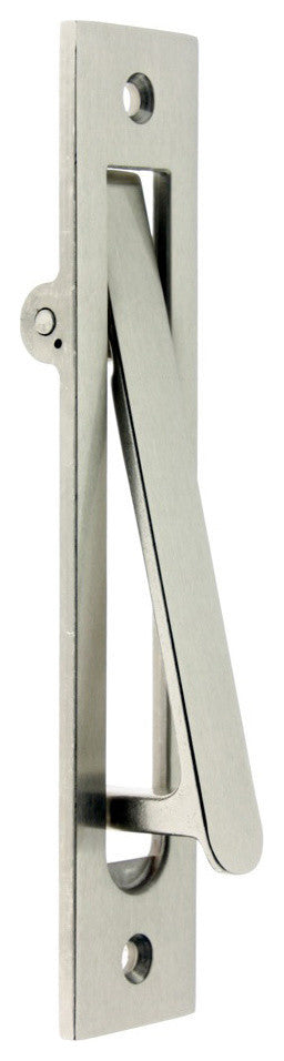 Genuine Solid Brass 6-1/4" Edge Pull, Satin Nickel