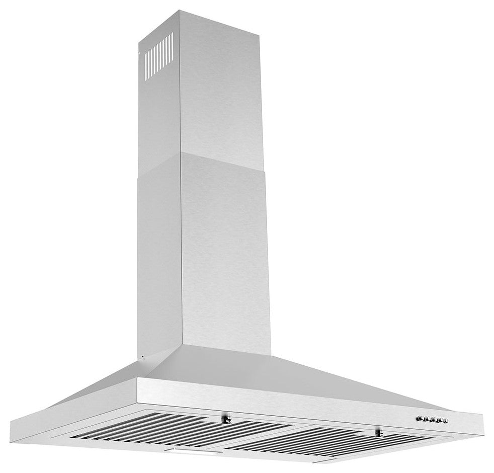 Streamline 30" Fermi Ducted Wall Mount Range Hood, Stainless Steel