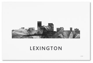 Marlene Watson 'Lexington Kentucky Skyline' Canvas Art, 24x16