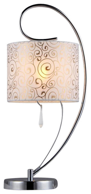 Swirl Crystal Table Lamp