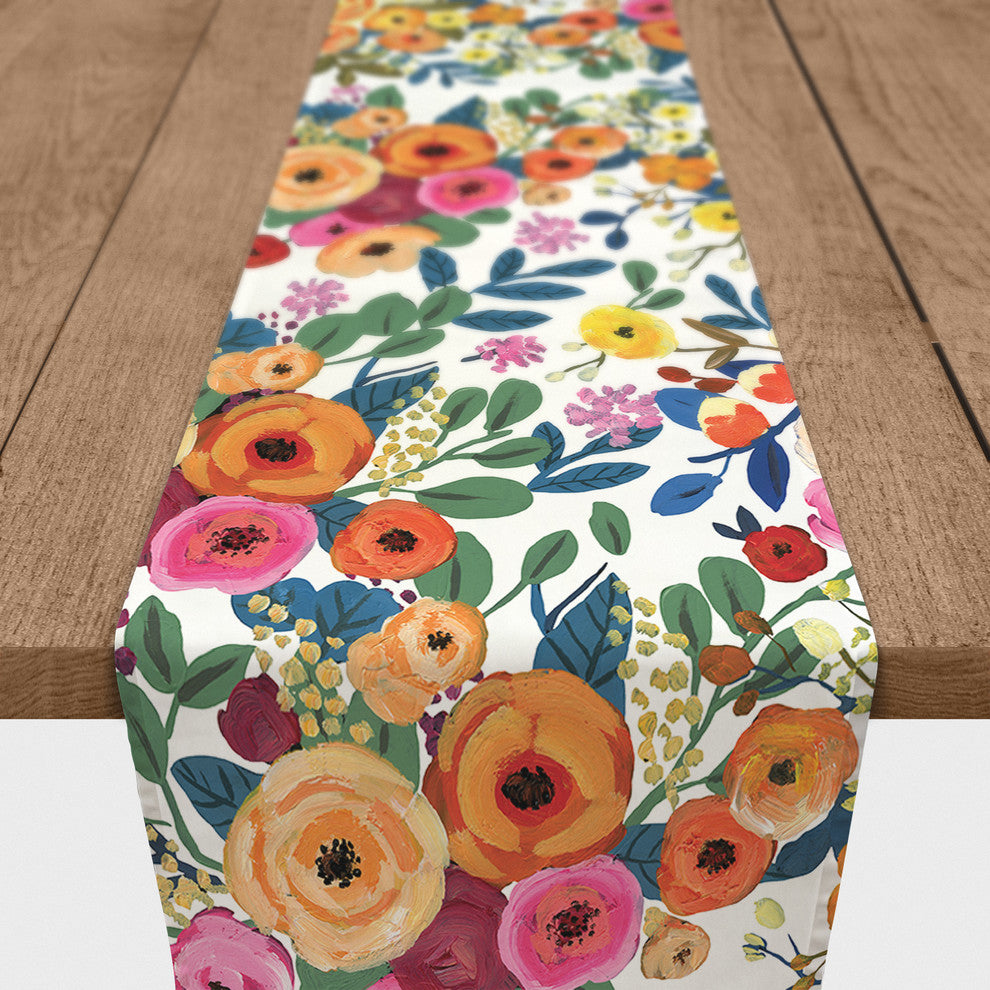 Grace Wildflowers 16x90 Table Runner