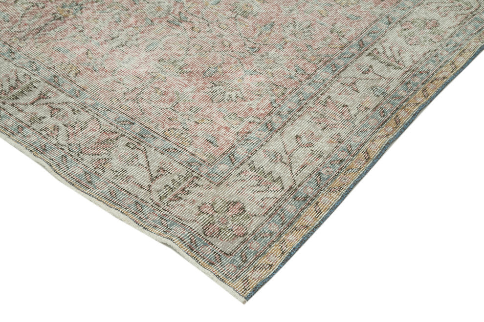 Rug N Carpet - Handwoven Turkish 5' 3" x 9' 4" Low Pile  Overdyed Area Rug