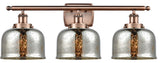 Innovations 916-3W-AC-G78 3-Light Bath Vanity Light, Antique Copper