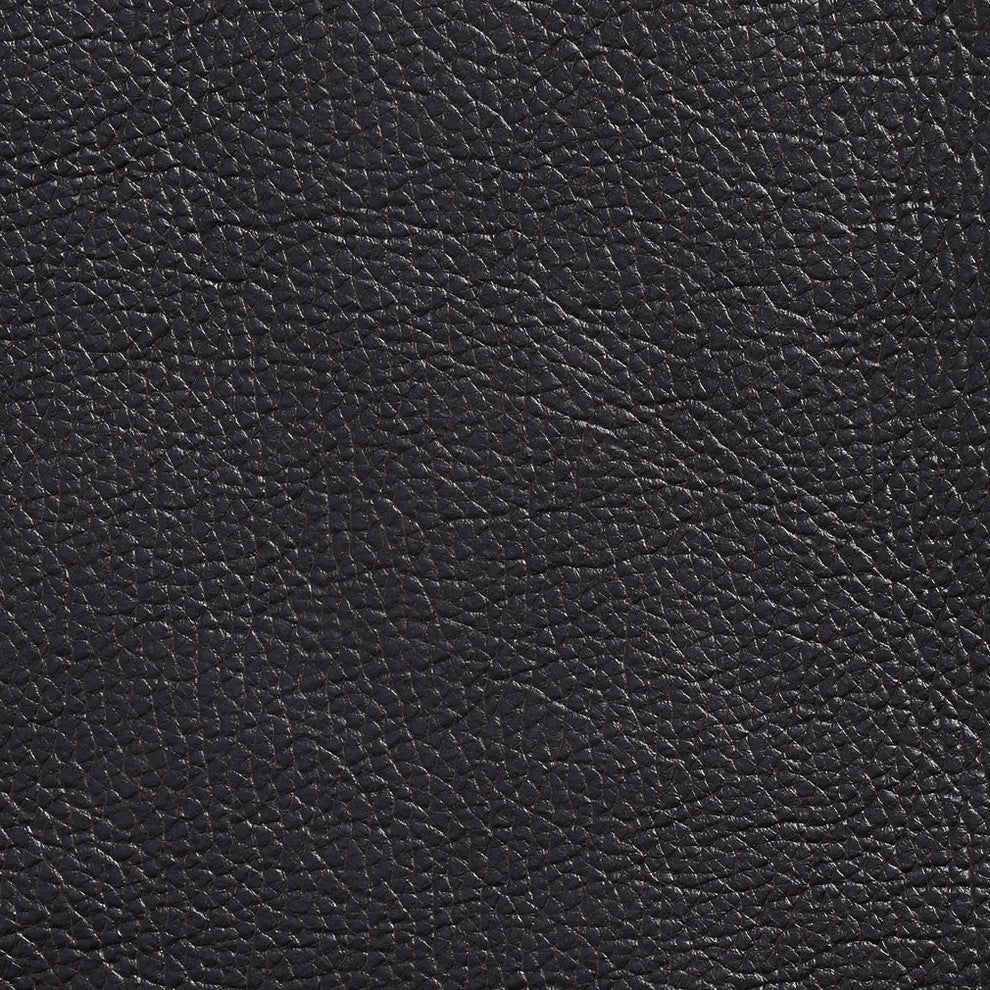 Dark Brown Breathable Leather Look And Feel Upholstery By The Yard