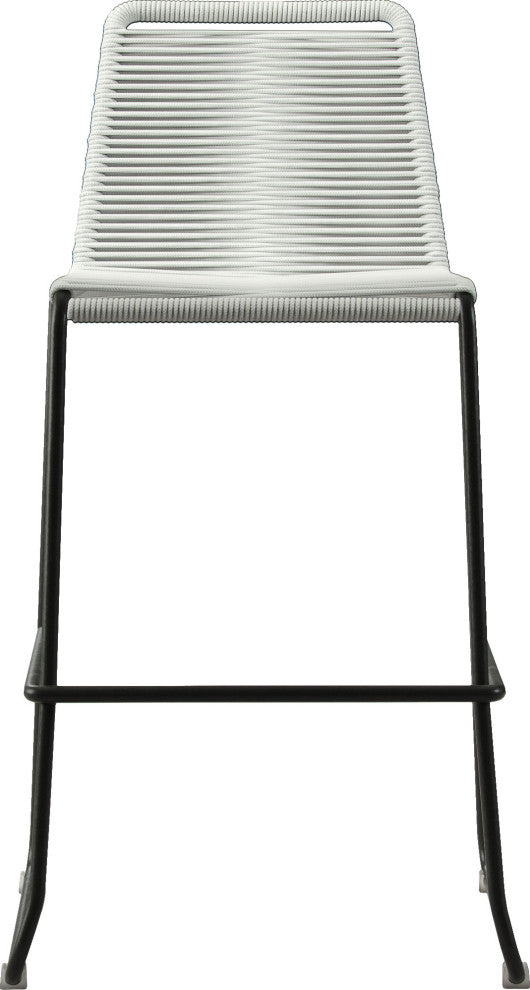 Barclay Bar Stool, White Cord