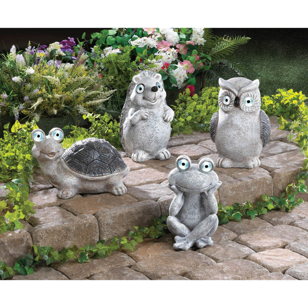 Solar Owl Statue