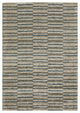 Alistair Multi Striped Teal/ Grey Indoor Area Rug, 7'10"x10'10"