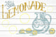 "Ice Cold Lemonade II" Painting Print on White Wood, 45"x30"