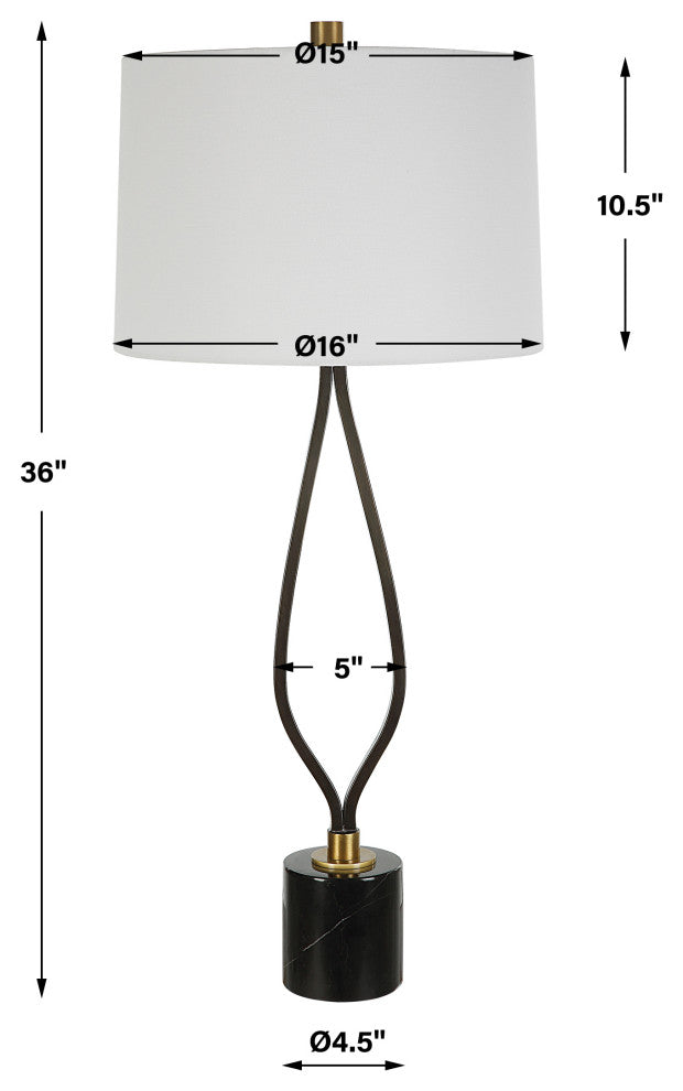 Uttermost Separate Paths Iron Table Lamp