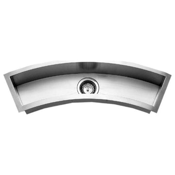 Houzer CTC-3312 Contempo Trough 33" Undermount Single Basin - Stainless Steel