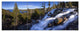 Eagle Falls Emerald Bay Lake Tahoe, Landscape Canvas Print, 70"x28", 6 Panels