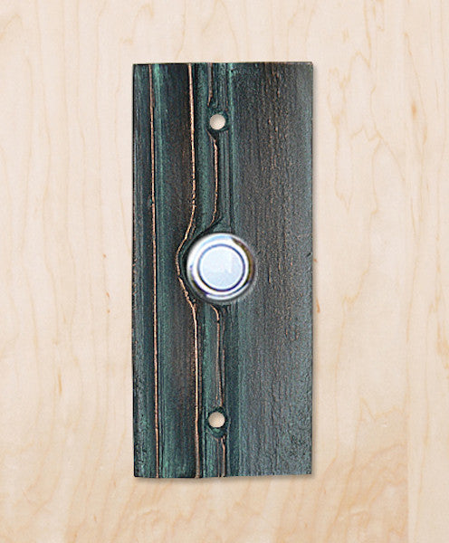 Cedar Bell Plate With Button, Verde