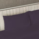 Egyptian Cotton Feel Coolest Soft, 4-Piece Sheet Deep Pockets, Eggplant, King/Ca