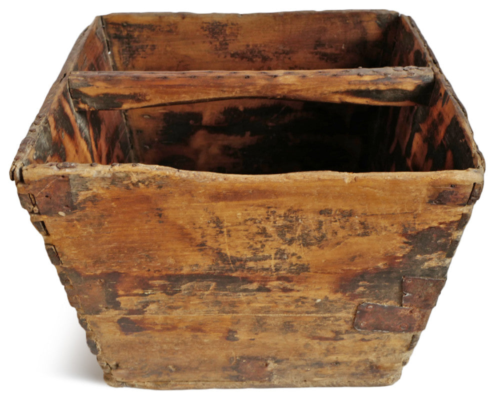 Consigned Vintage Chinese Rice Bucket 3