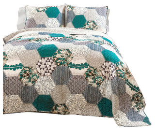 Briley 3-Piece Quilt Set, Full/Queen