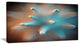 Blue Macro Prickly Texture, Abstract Canvas Wall Art, 40x20
