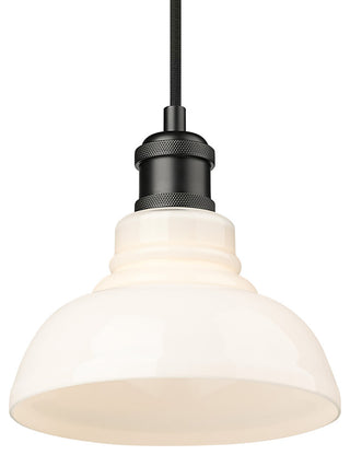 Golden Lighting 0305-S Carver 8"W Mini Pendant - Chrome / Clear