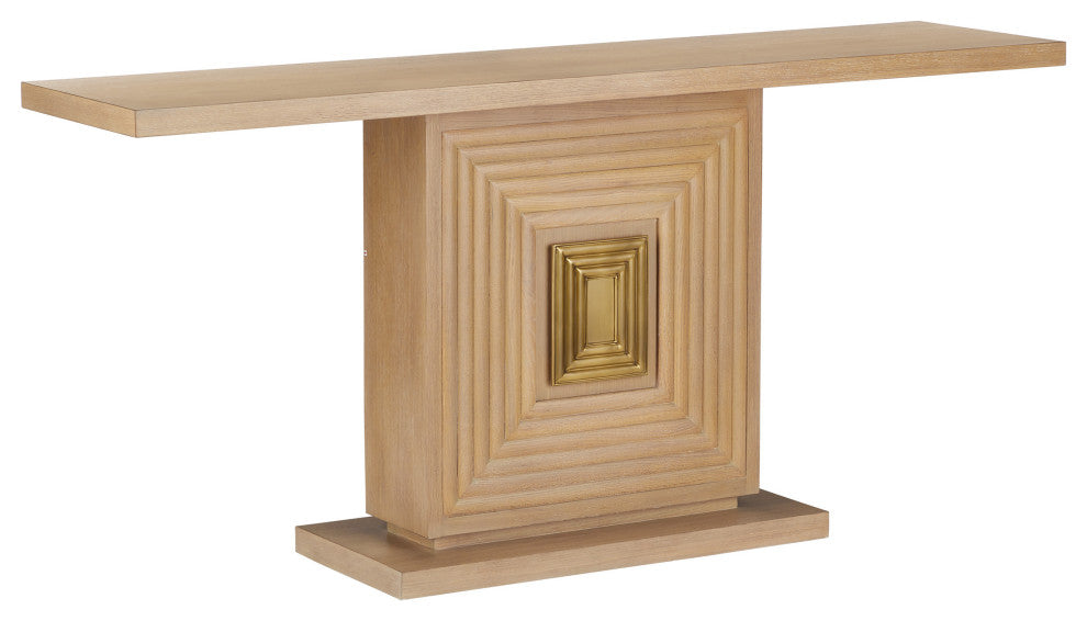 Morombe Washed Oak Console Table