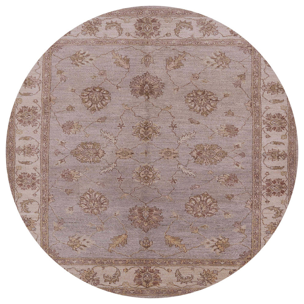 Ahgly Company Indoor Round Mid-Century Modern Area Rugs, 4' Round