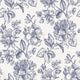 Blue Flower Girl Peel and Stick Wallpaper Blue By Roommates