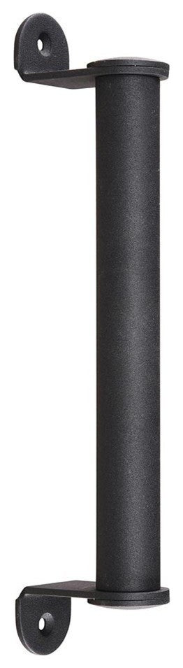 10" Sliding Barn Door Cylindrical Handle Iron Pull Gate Matte Black