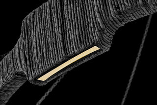 Hinkley Lighting 34108 Raffi 48"W Ring Chandelier - Carbon Black