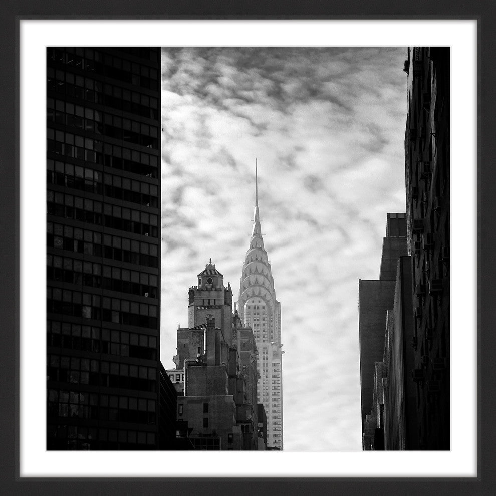 "Chrysler Building New York 2" Framed Painting Print, 32"x32"