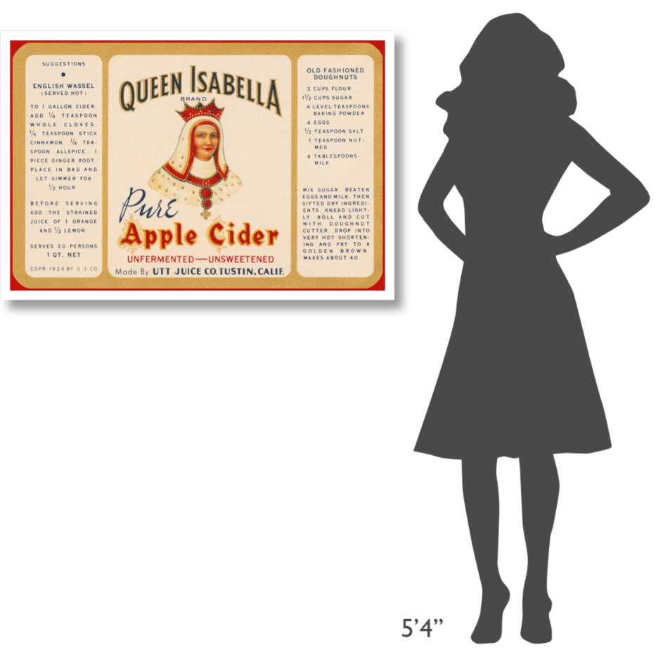 "Queen Isabella Pure Apple Cider" Digital Paper Print by Retrolabel, 42"x29"