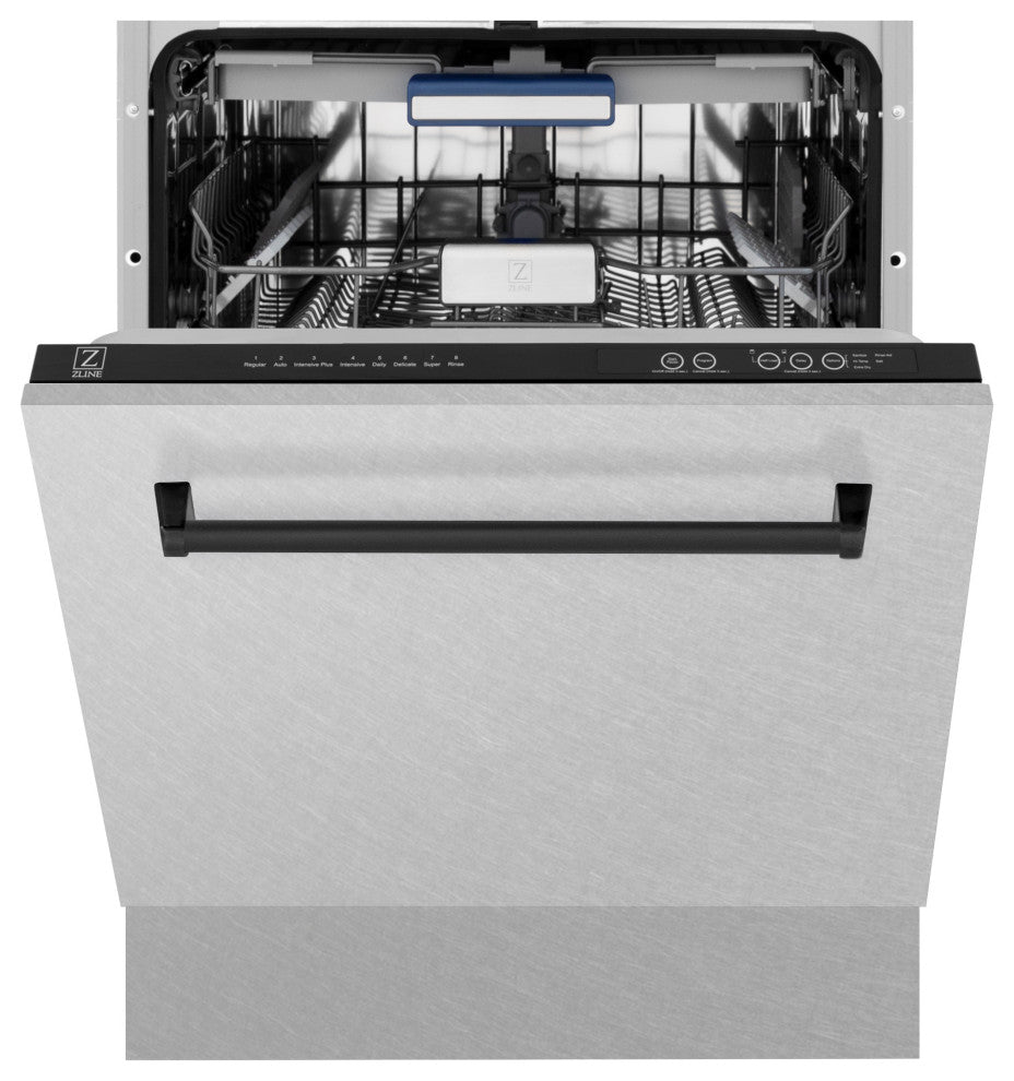 ZLINE 24" Tall Tub Dishwasher, DuraSnow Stainless Steel DWVZ-SN-24-MB