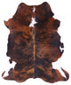 Brindle Natural Cowhide Rug 7' 1" X 6' 0" C2190