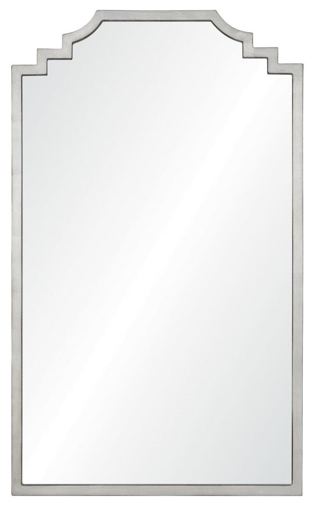 Waldorf Mirror, Antiqued Silver Leaf