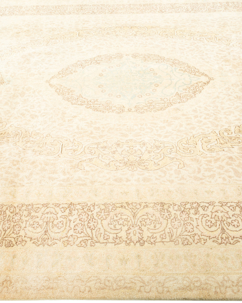 Mogul, One-of-a-Kind Hand-Knotted Area Rug Ivory, 6'2"x9'2"
