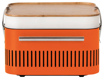 CUBE™ Charcoal Portable Barbeque, Orange