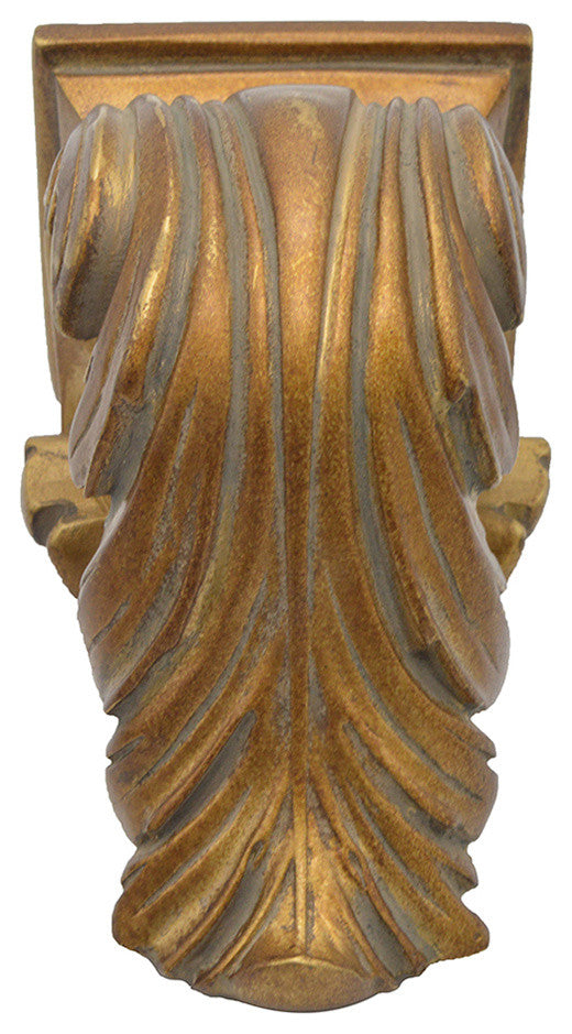 Cameau Drapery Sconce, 2" Diameter, English Gold